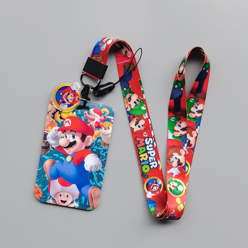 Super Mario anime lanyard phonestrap7*11cm price for 10 pcs