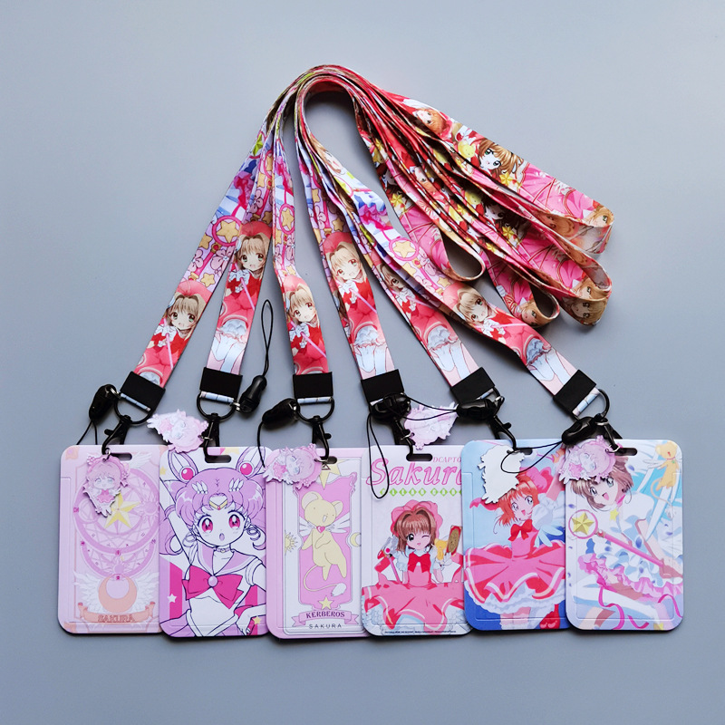 card captor sakura anime lanyard phonestrap 7*11cm price for 10 pcs