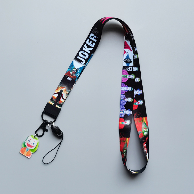 Joker anime lanyard phonestrap