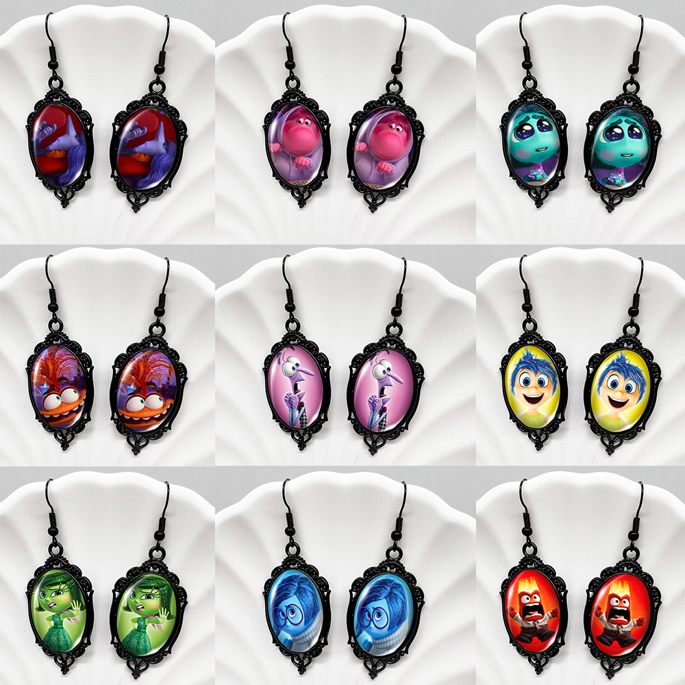 Inside out anime earring