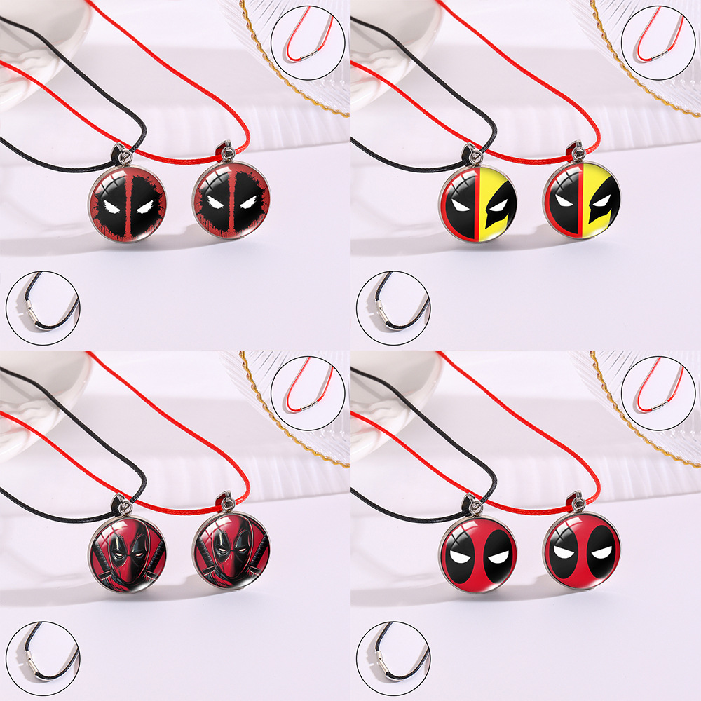 Deadpool anime necklace