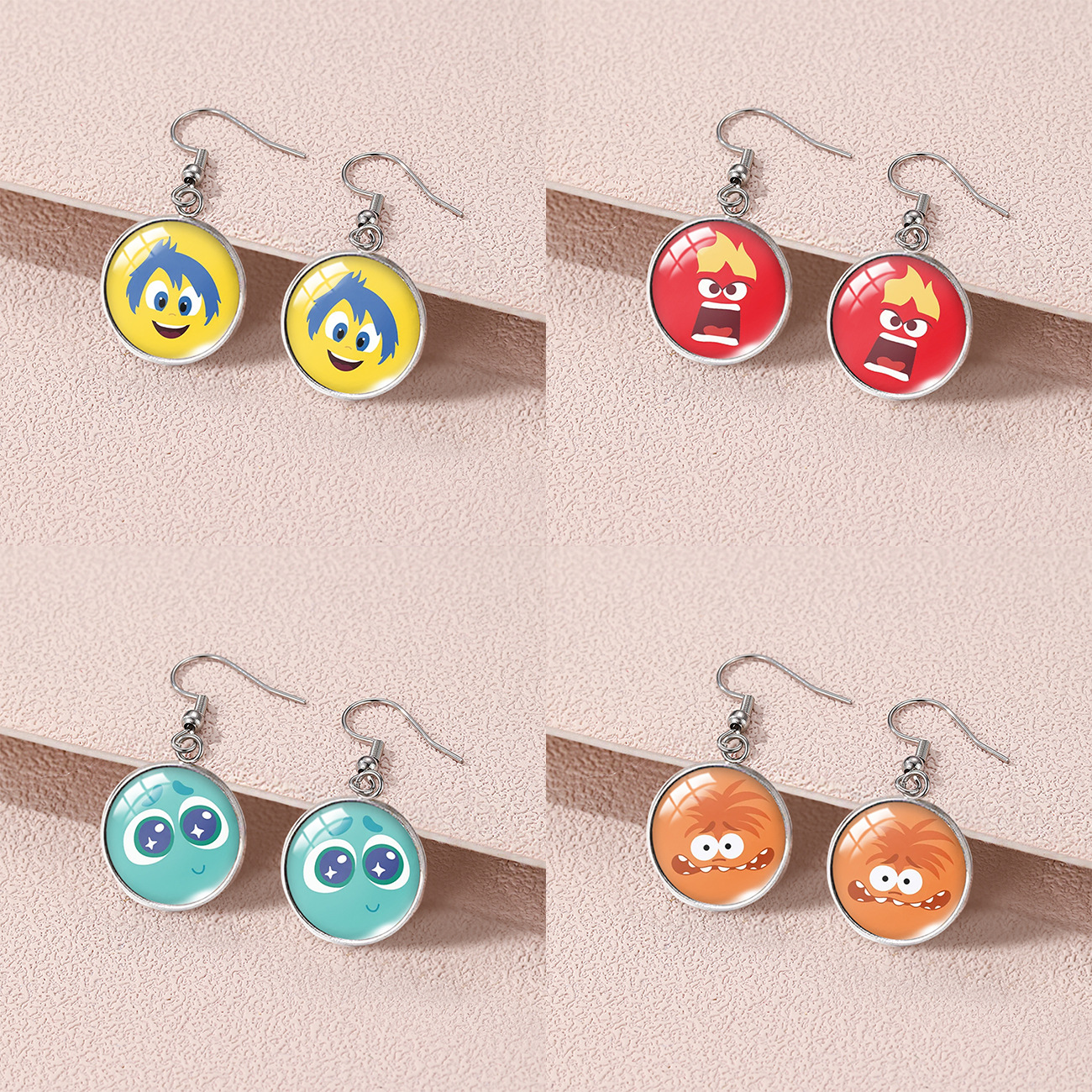 Inside out anime earring