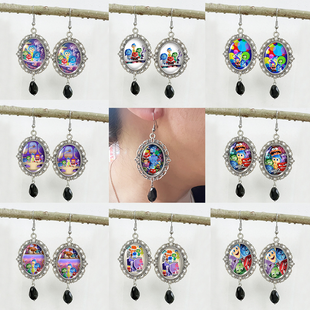 Inside out anime earring