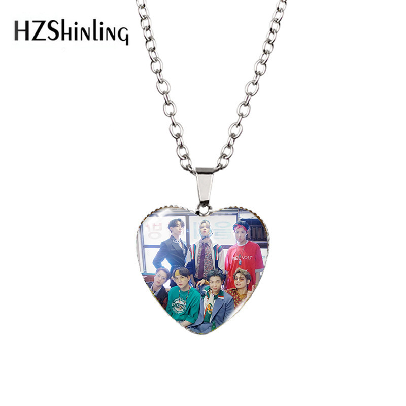 BTS anime necklace