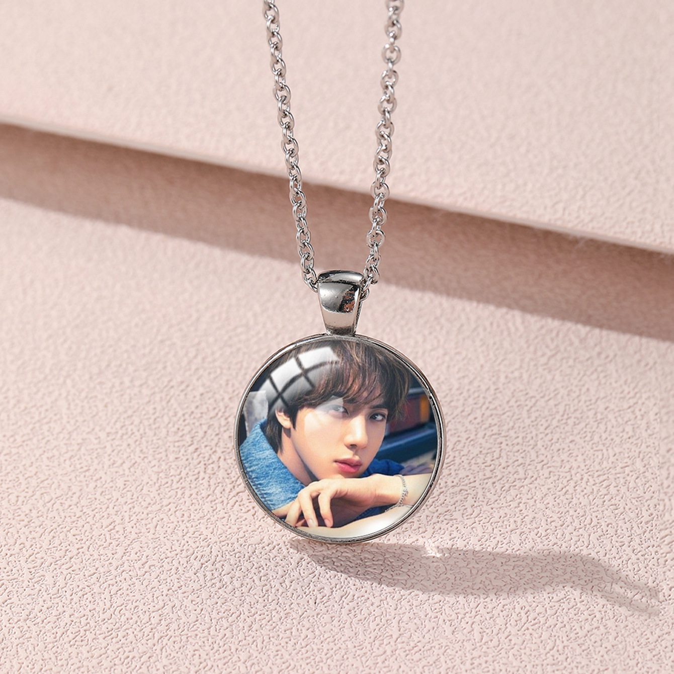 BTS anime necklace