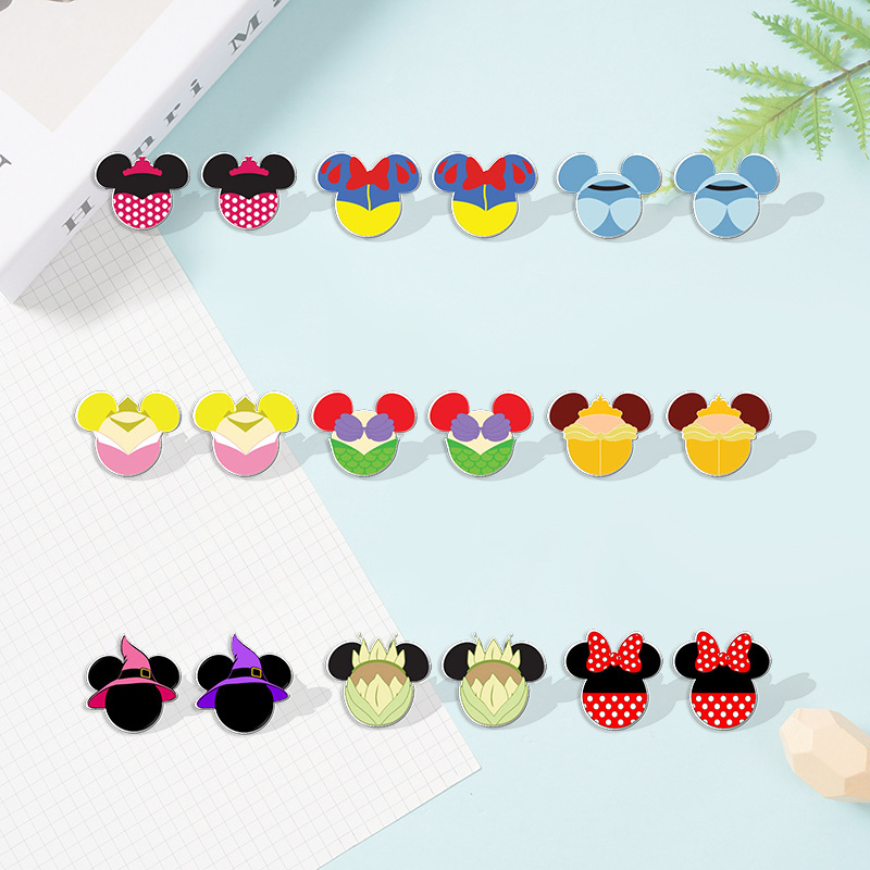 Disney anime earring