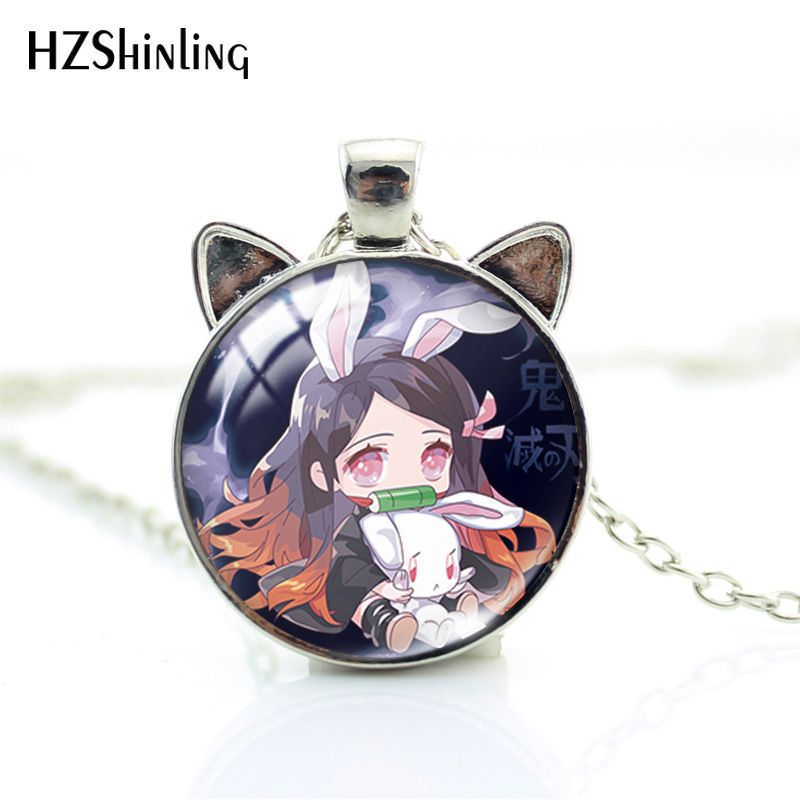 Demon slayer kimets anime necklace