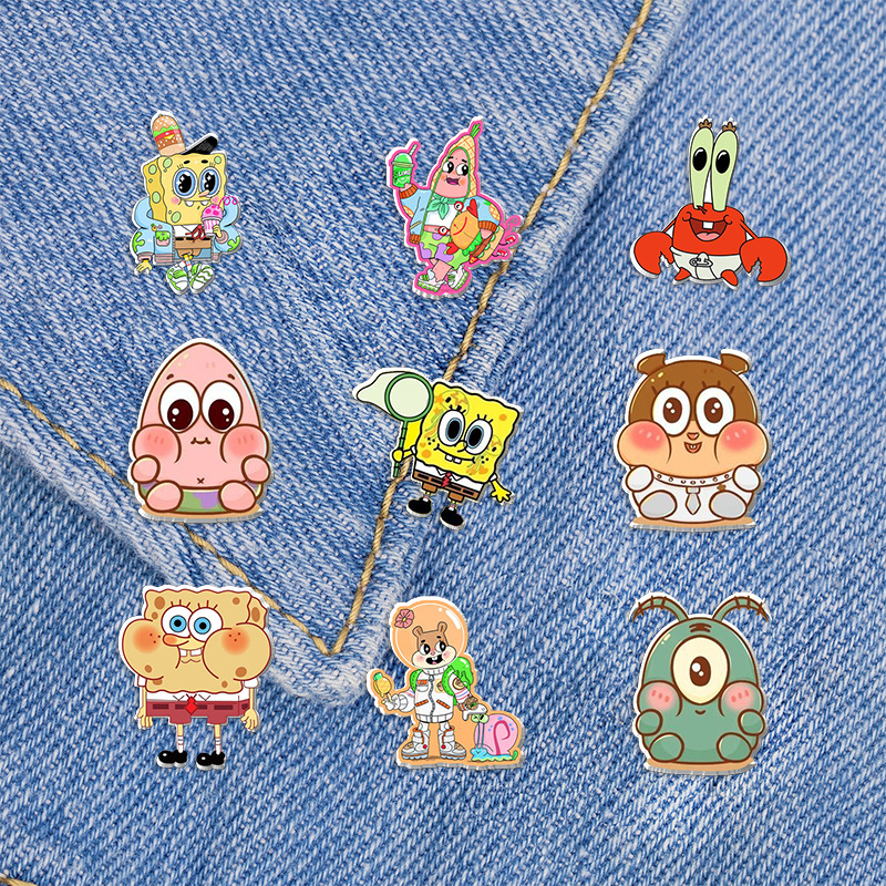 SpongeBob anime pin