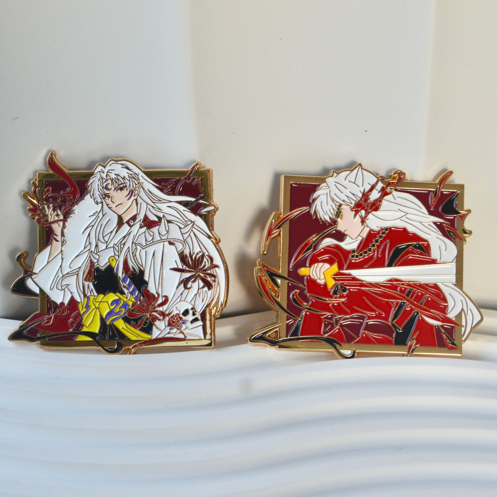 Inuyasha anime pin 57.8*49.2*2mm