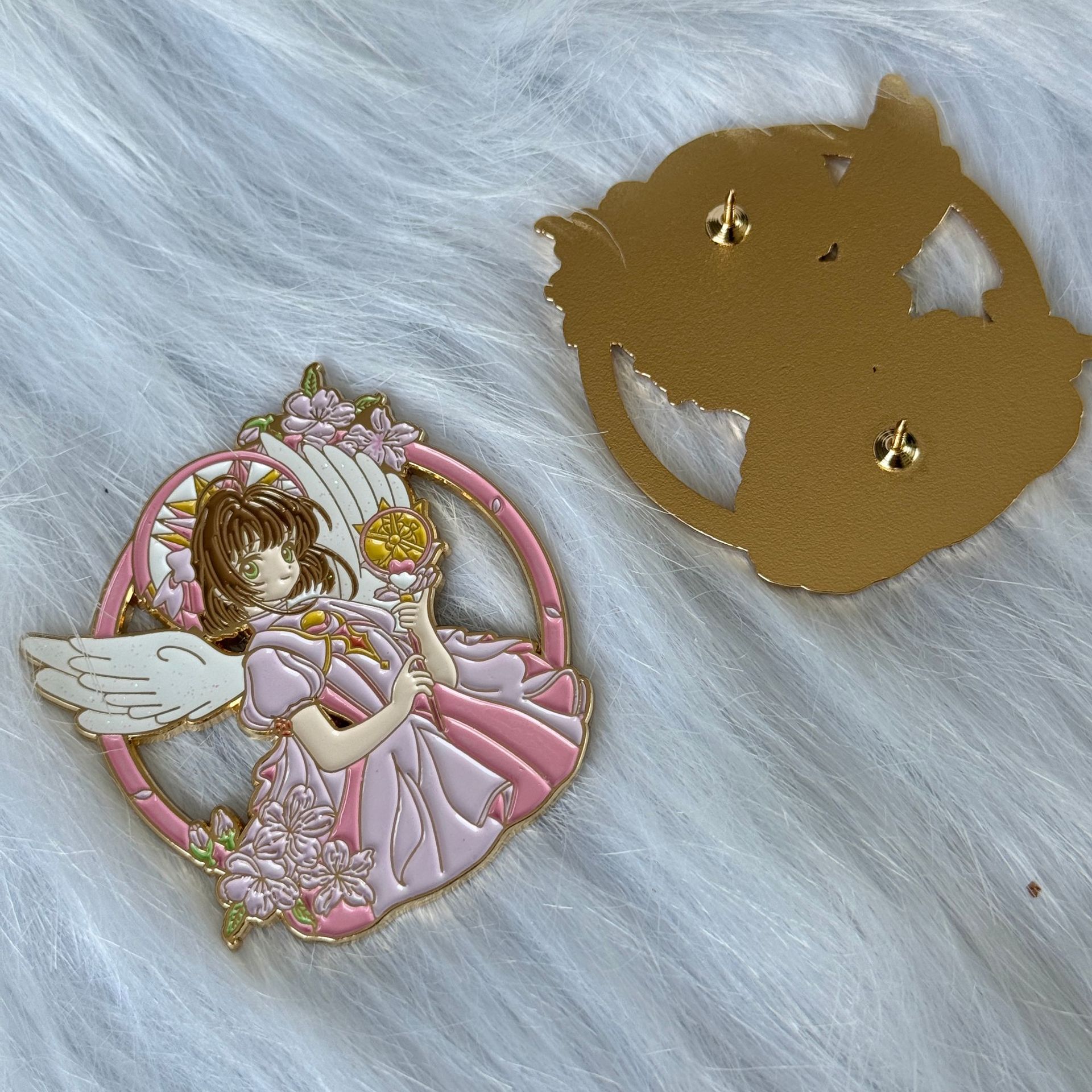 card captor sakura anime pin 51.3*55.4mm