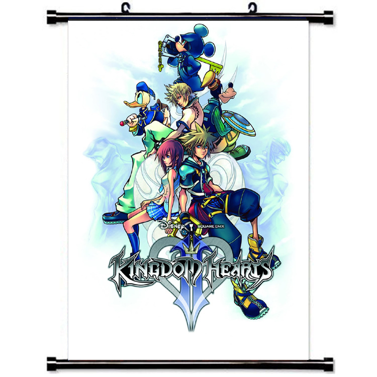 Kingdom hearts anime wallscroll 60*90cm