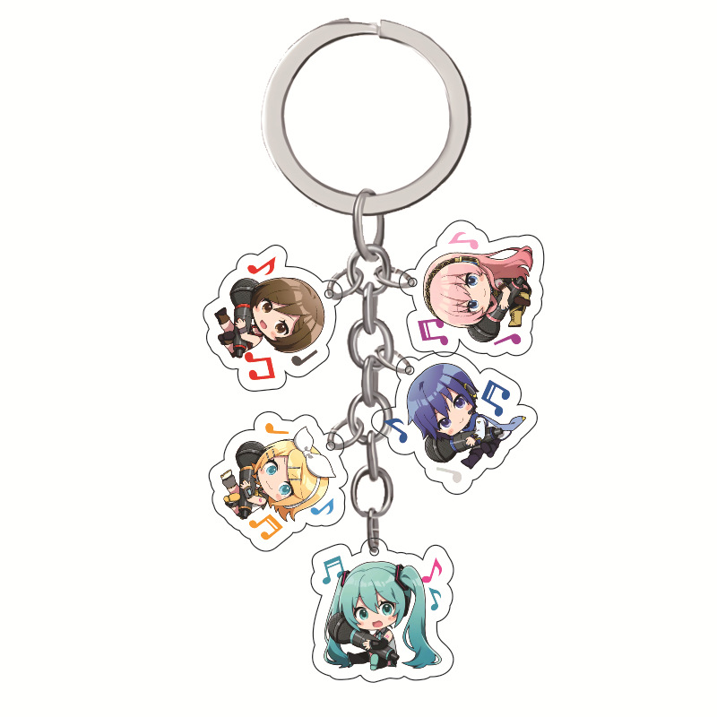 Hatsune Miku anime keychain