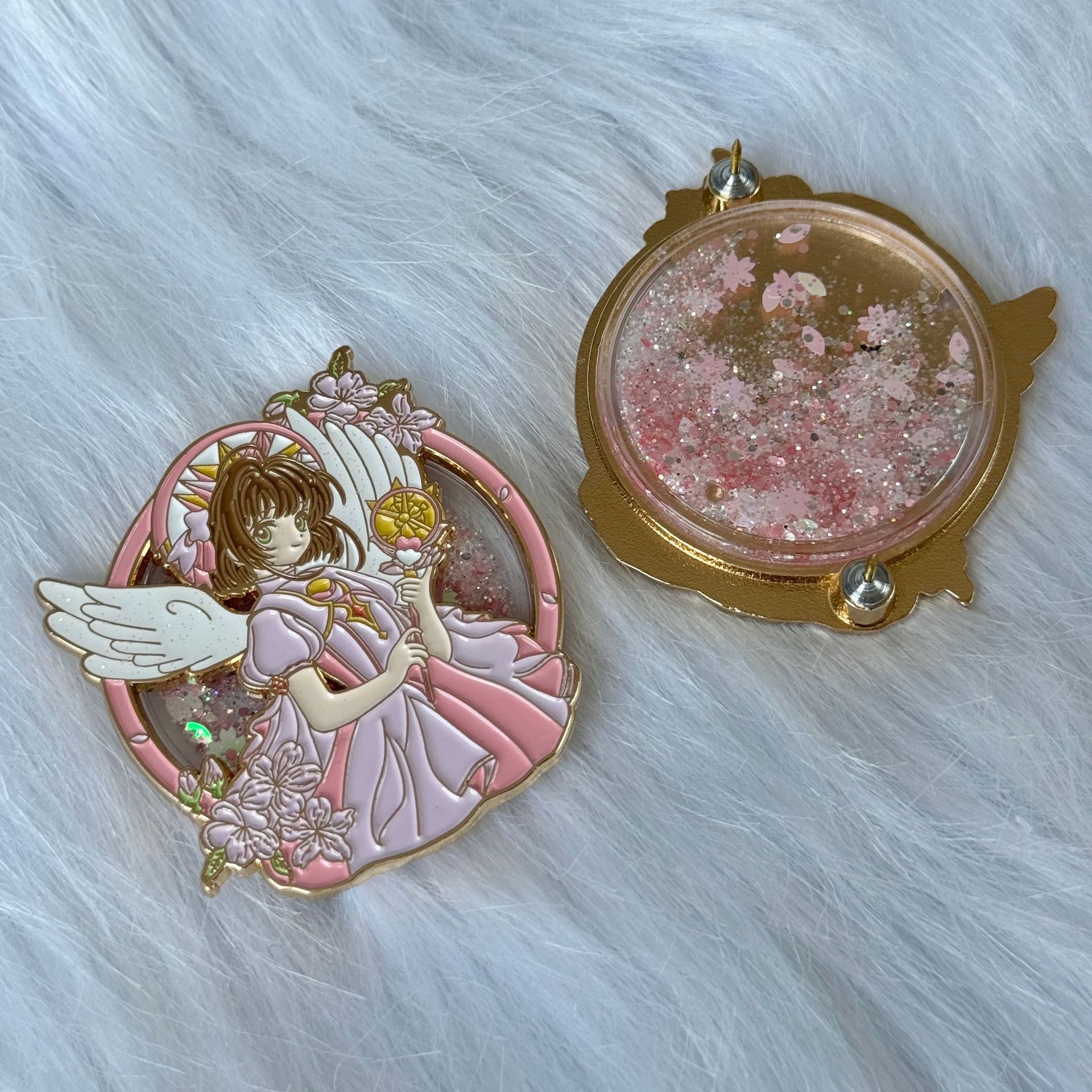 card captor sakura anime pin 51.3*55.4mm