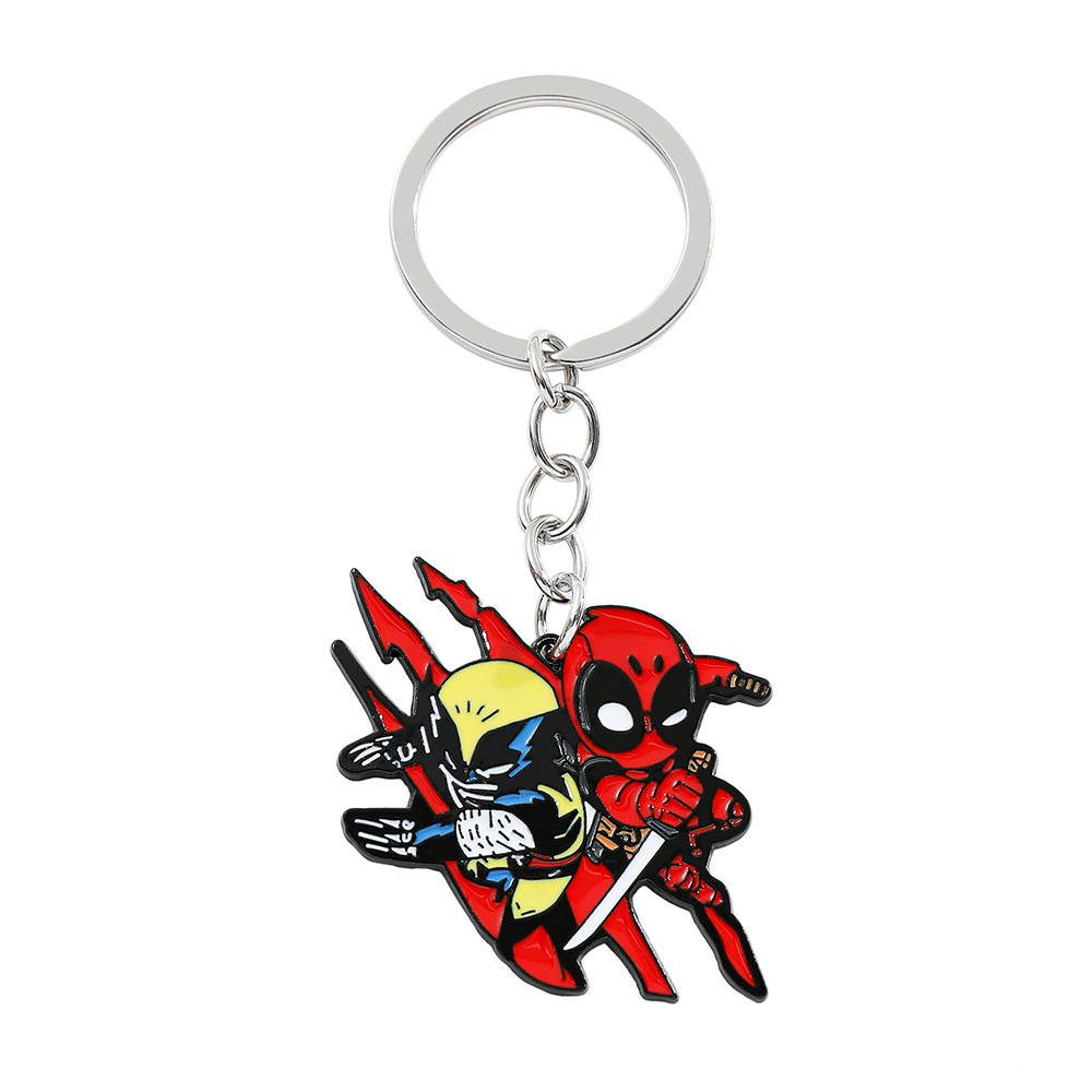 Deadpool anime keychain