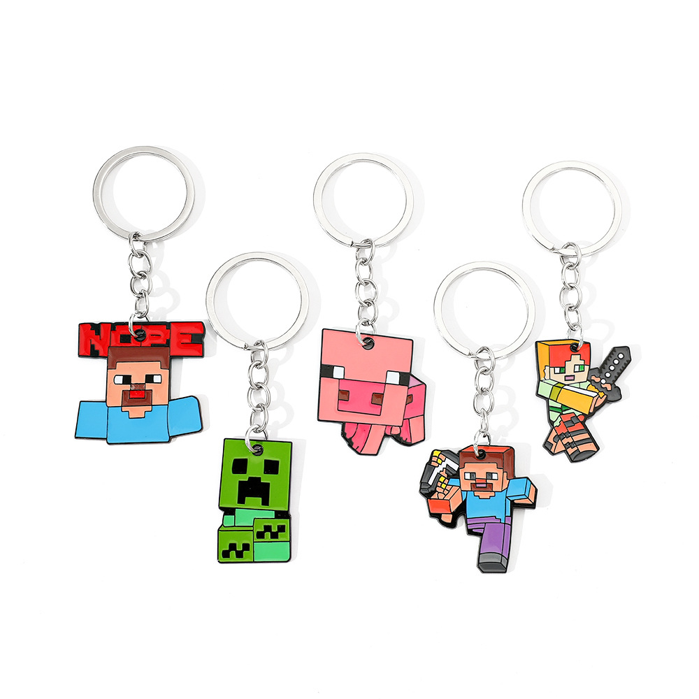 Minecraft anime keychain