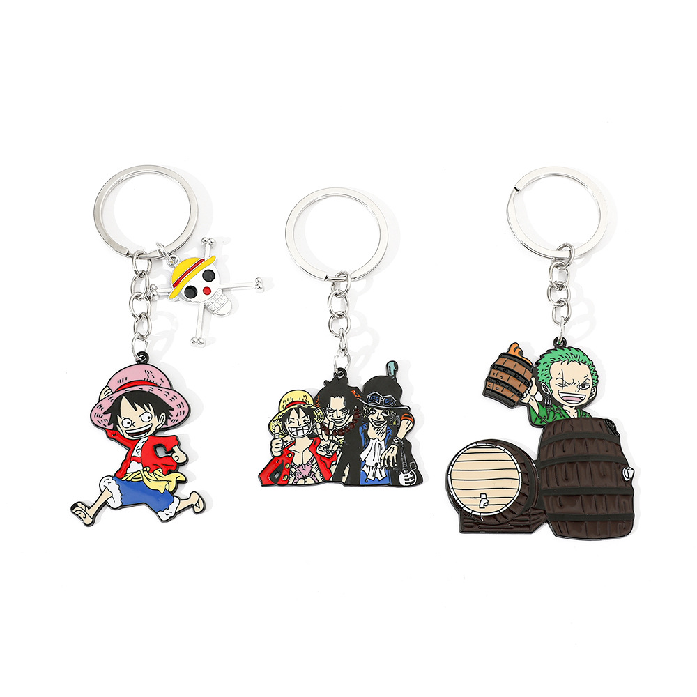 One Piece anime keychain