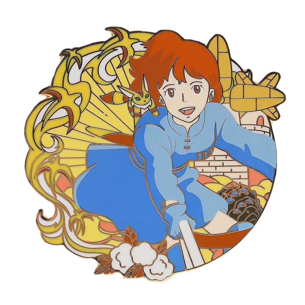 Spirited Away anime pin 60*60*2mm