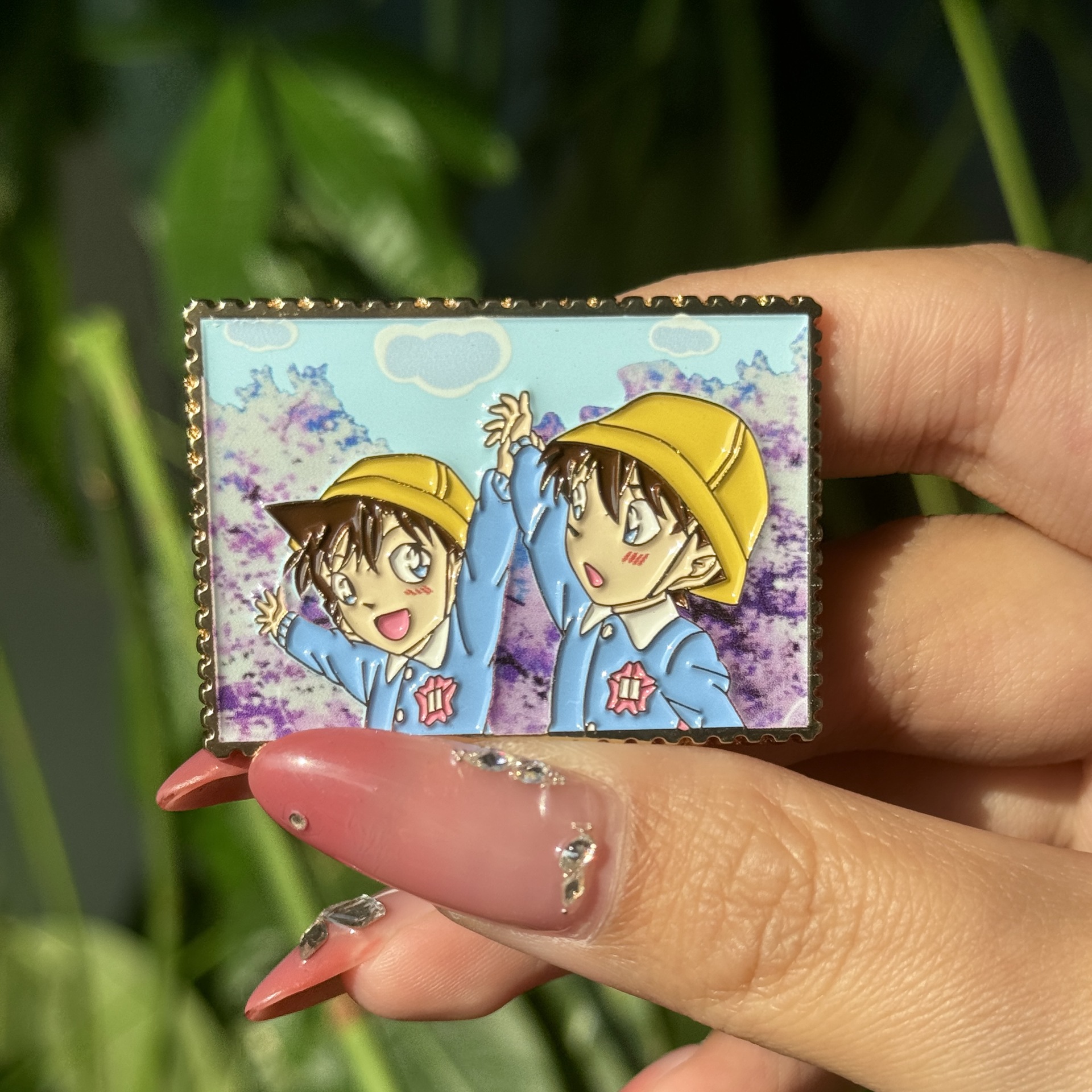 Detective Conan anime pin 45mm