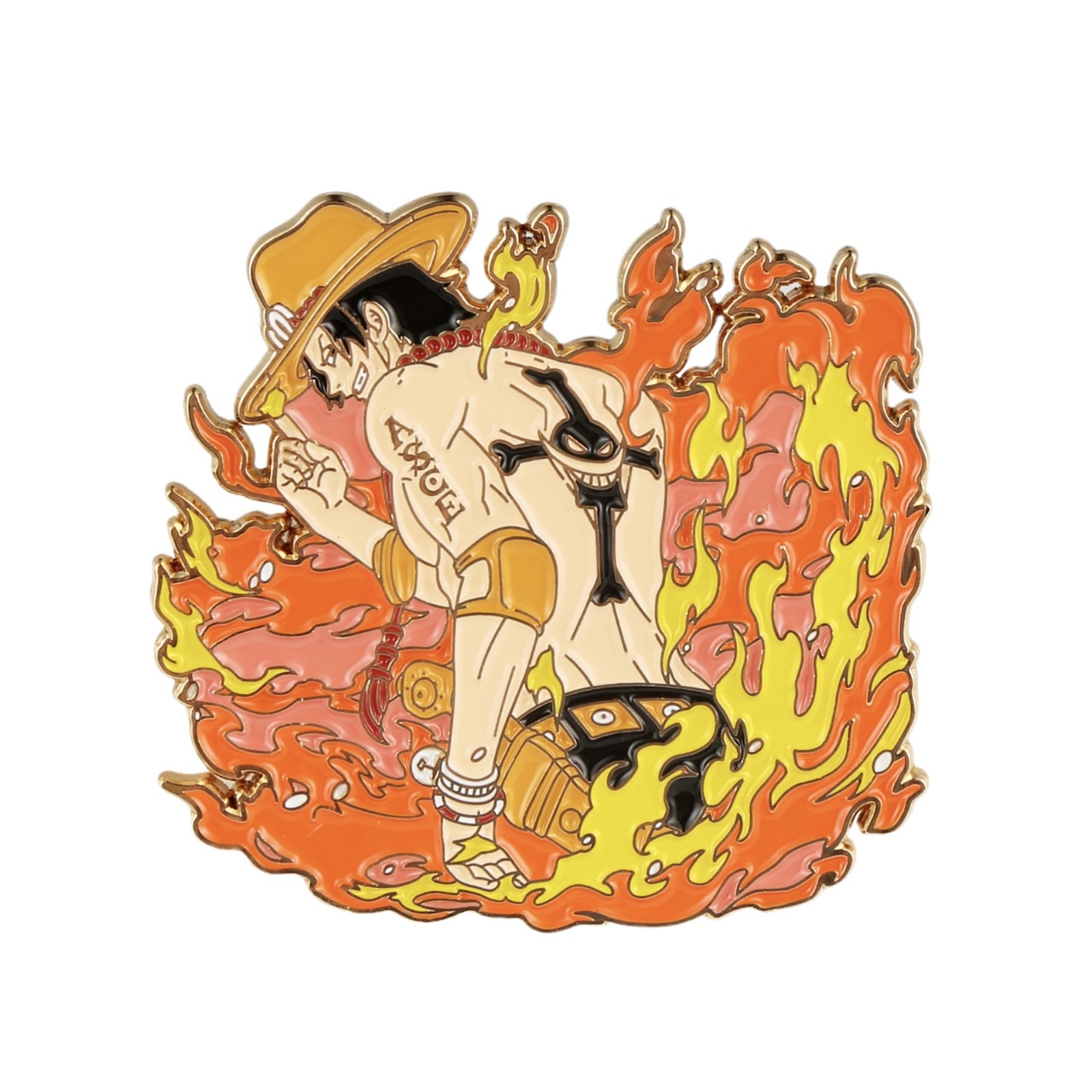 One Piece anime pin  50*47.6*2mm