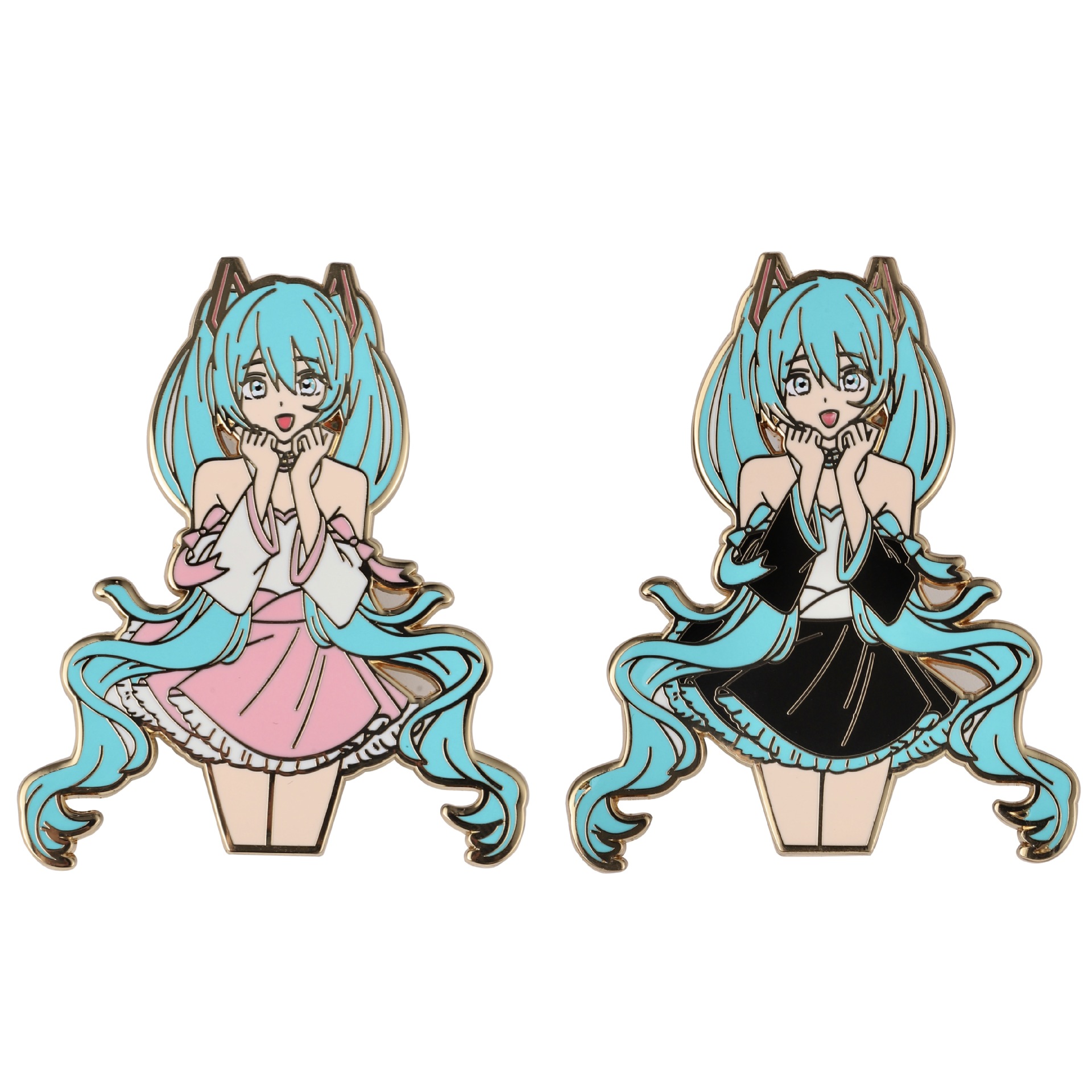 Hatsune Miku anime pin  60mm