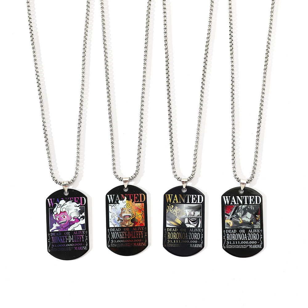 One Piece anime necklace