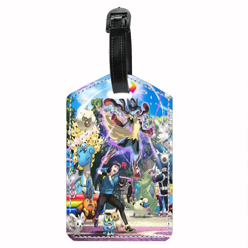 Pokemon anime travel suitcase tag