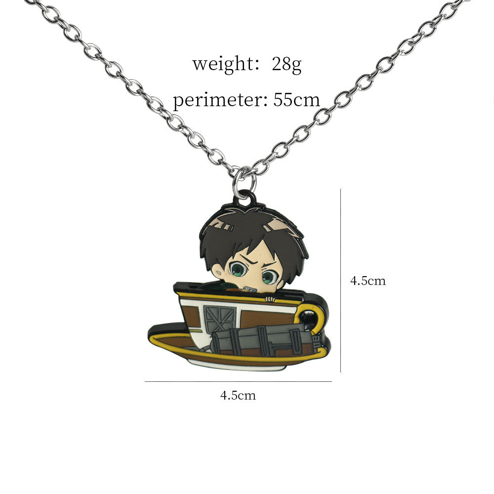 Attack on Titan anime necklace