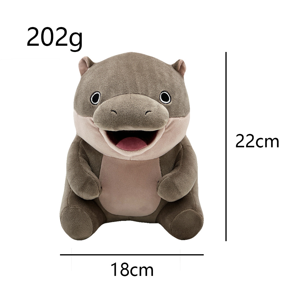 moo deng plush doll 22cm