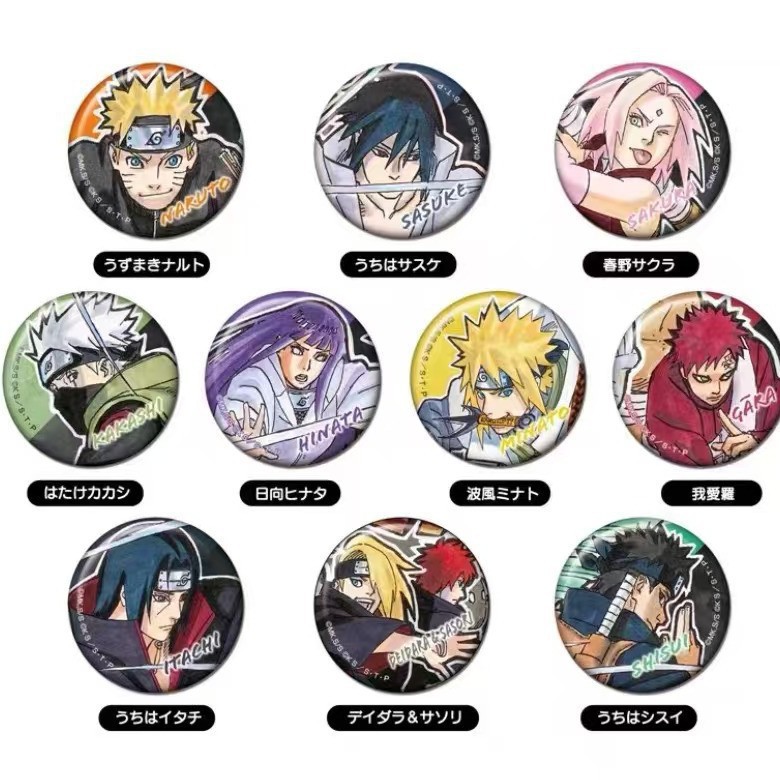 Naruto anime pin 10pcs a set