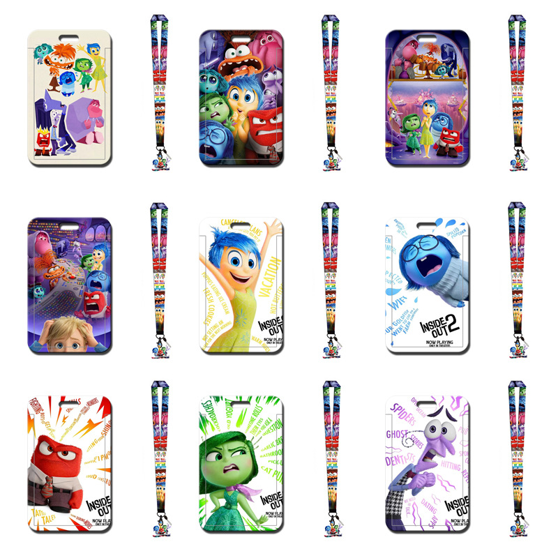 Inside out anime lanyard phonestrap7*11cm price for 20 pcs