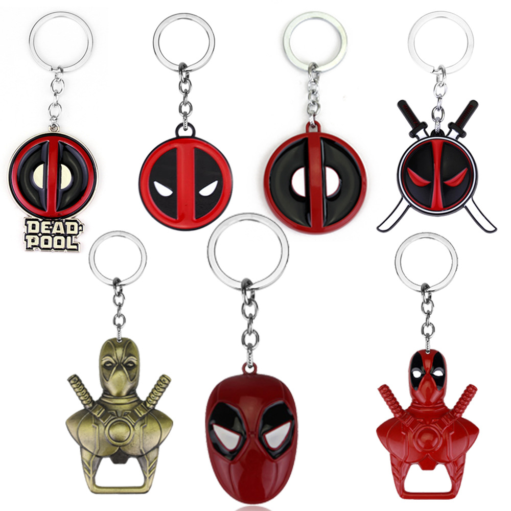 Deadpool anime keychain