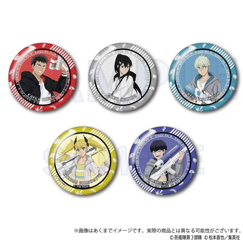 Kaijuu 8-gou anime pin 5pcs a set