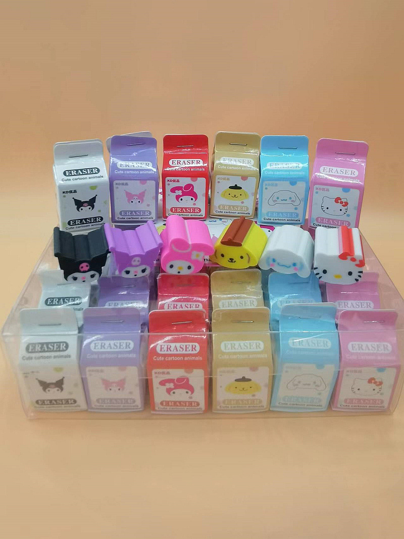 Kuromi anime eraser 36pcs a set