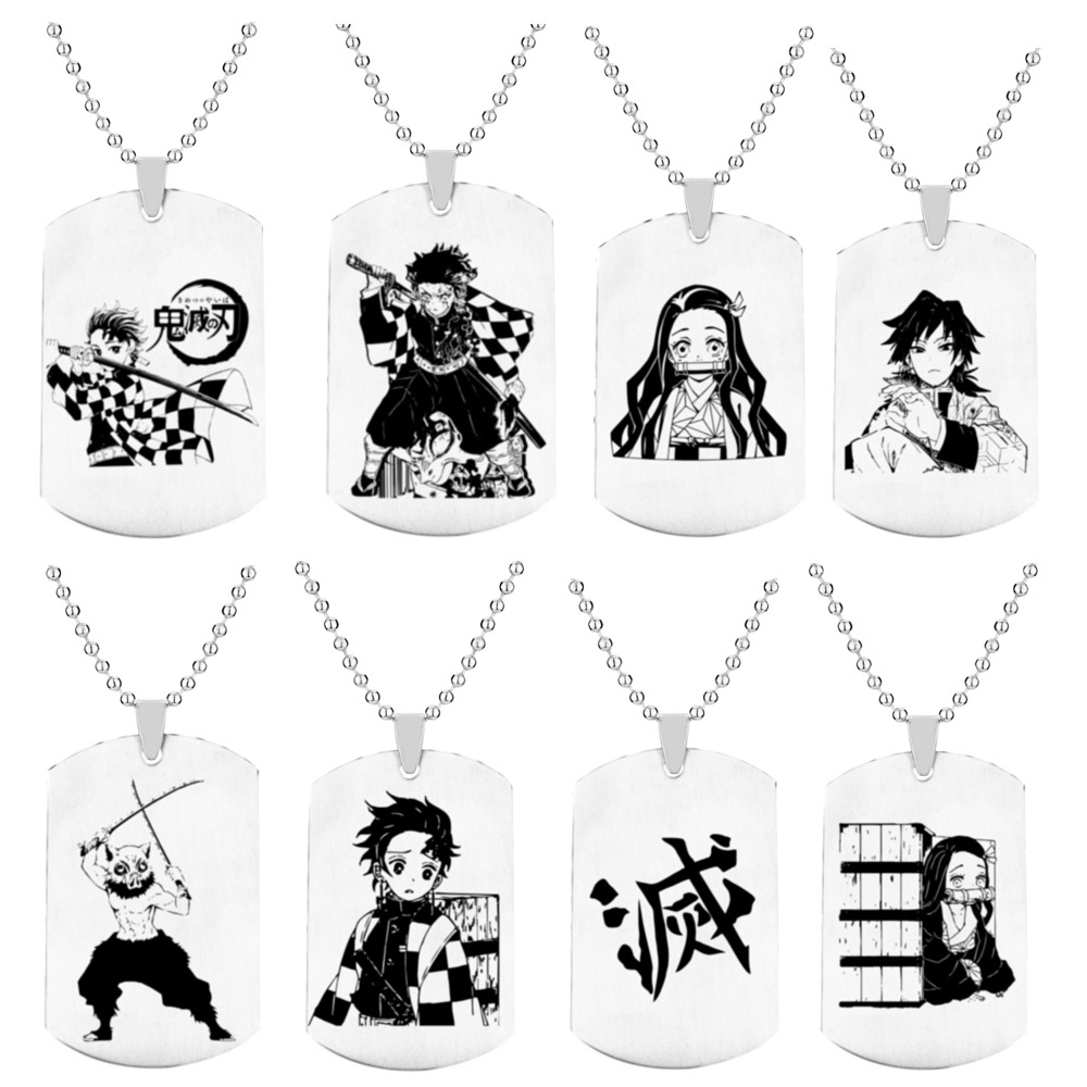 Demon slayer kimets anime necklace