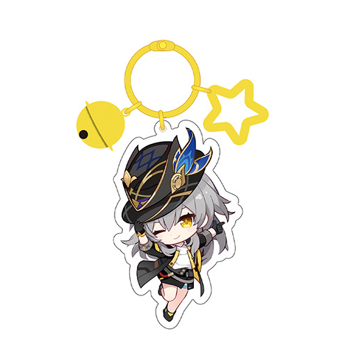 Honkai: Star Rail anime keychain