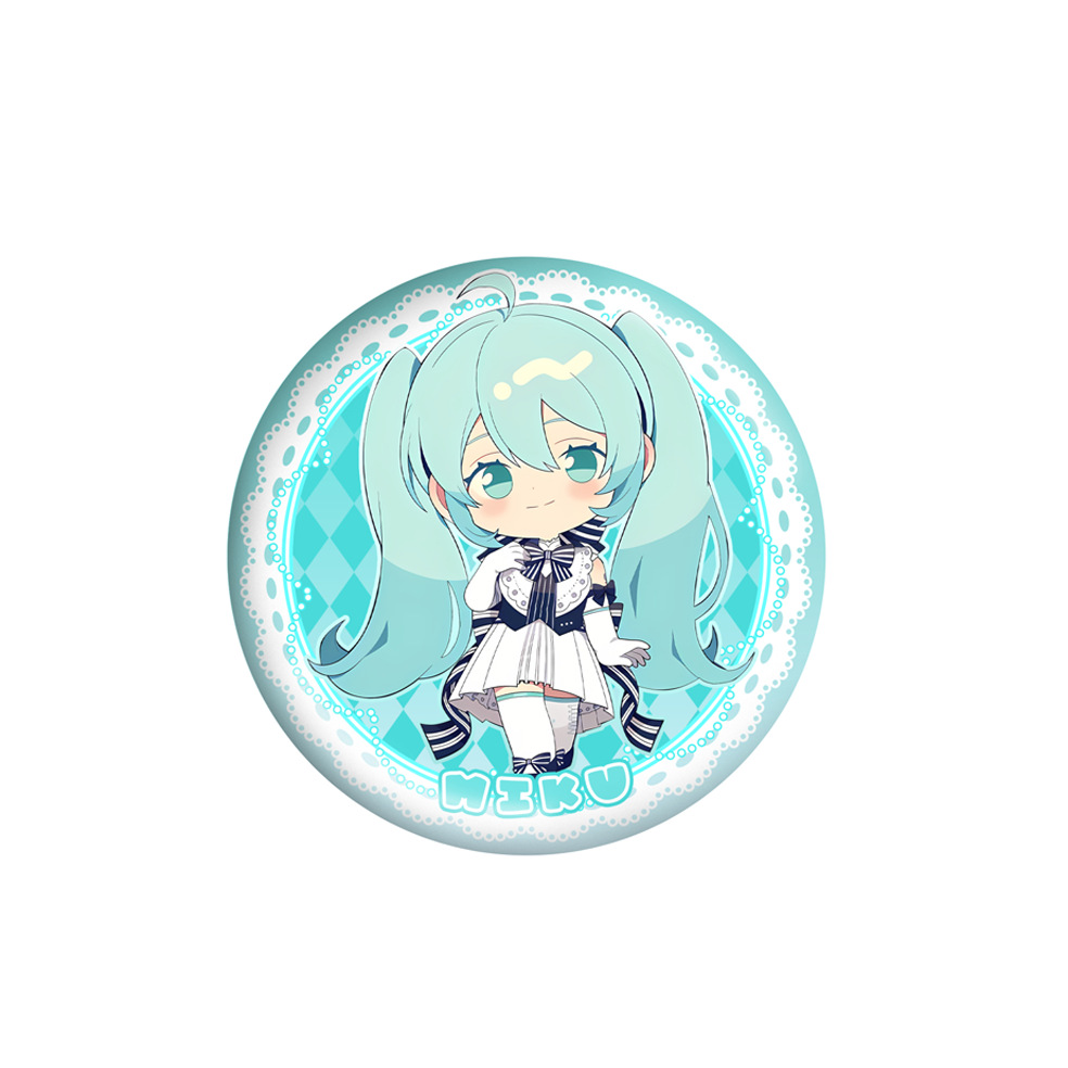 Hatsune Miku anime pin 75mm