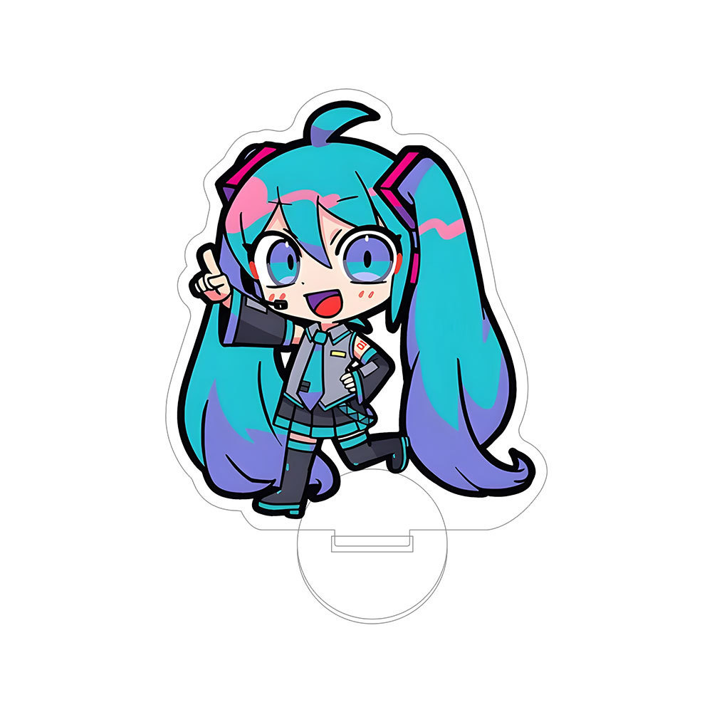 Hatsune Miku anime standing plate