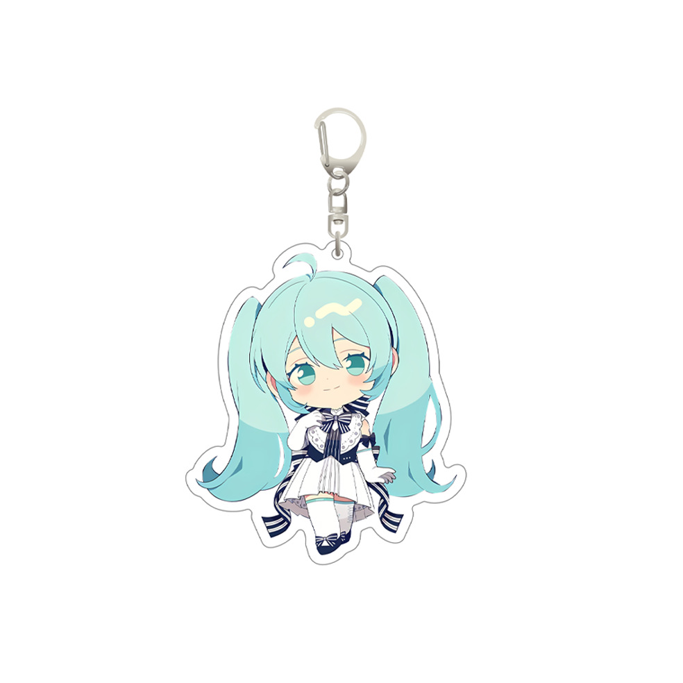 Hatsune Miku anime keychain