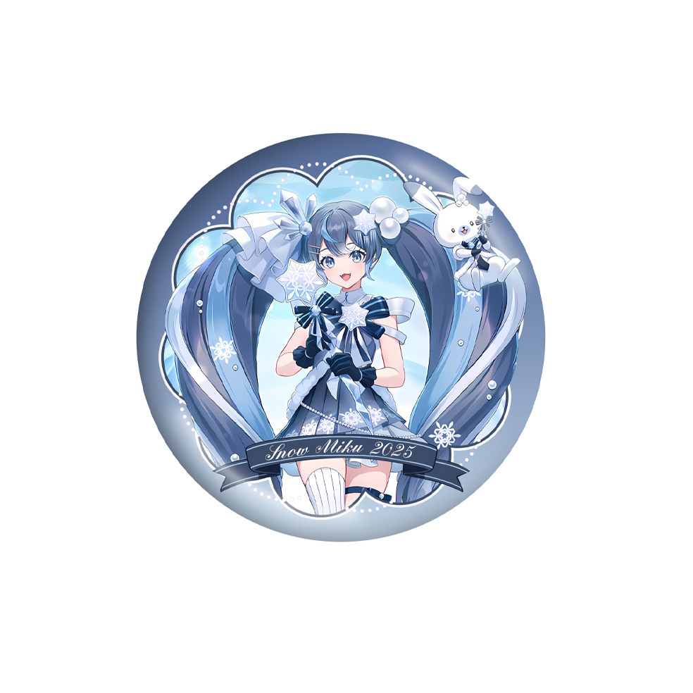 Hatsune Miku anime pin 75mm