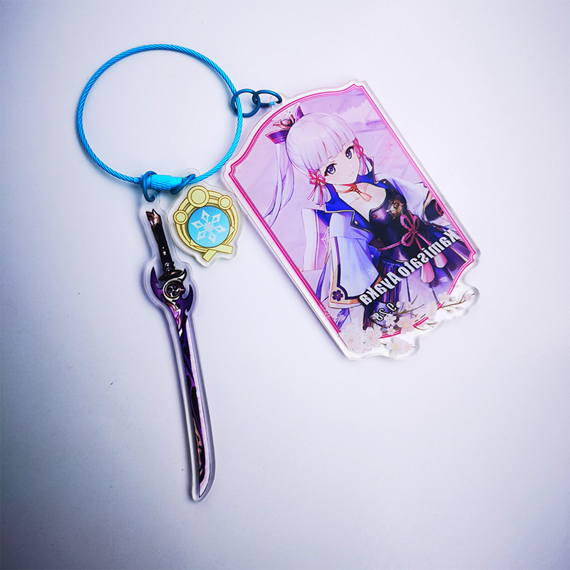 Genshin Impact anime keychain