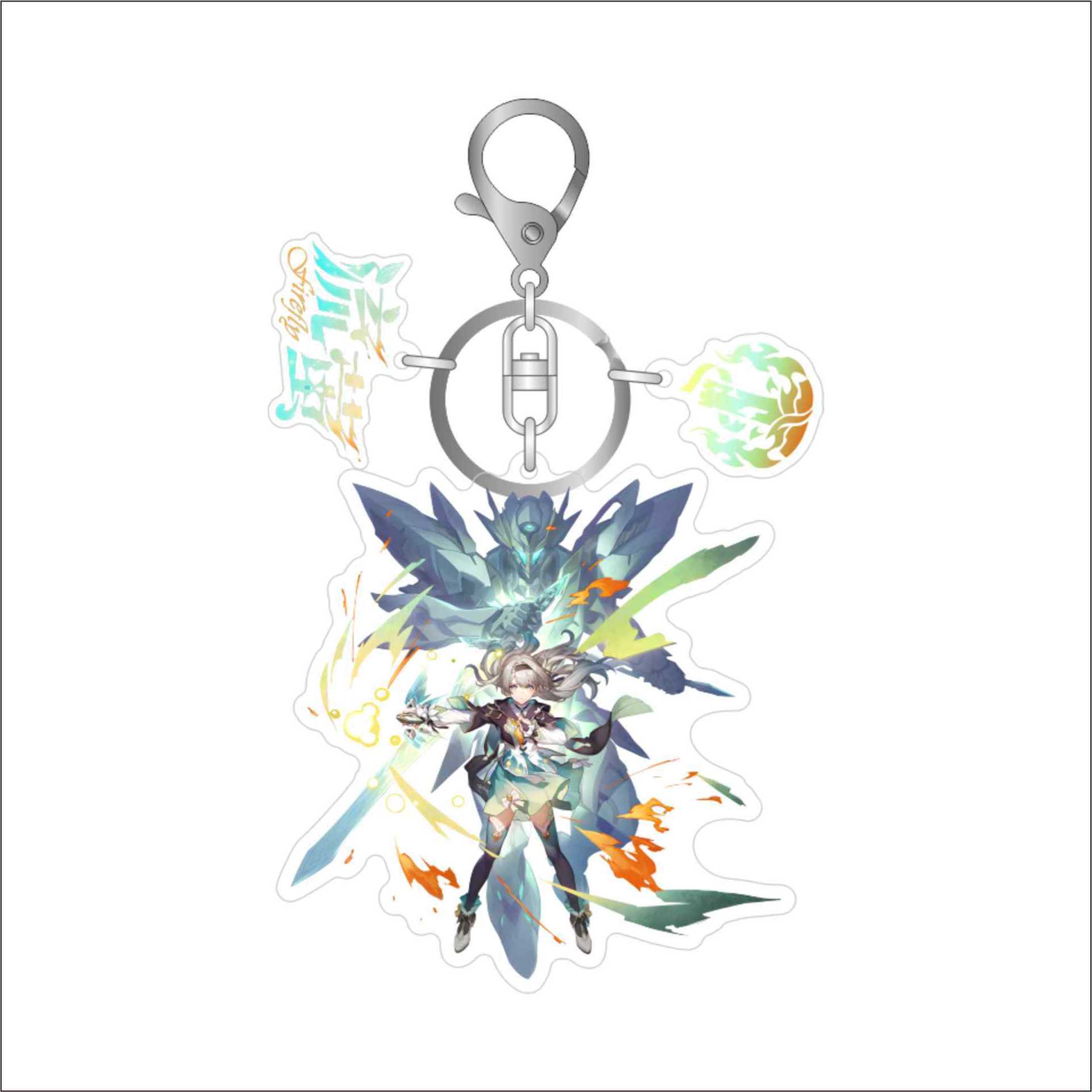 Honkai: Star Rail anime keychain