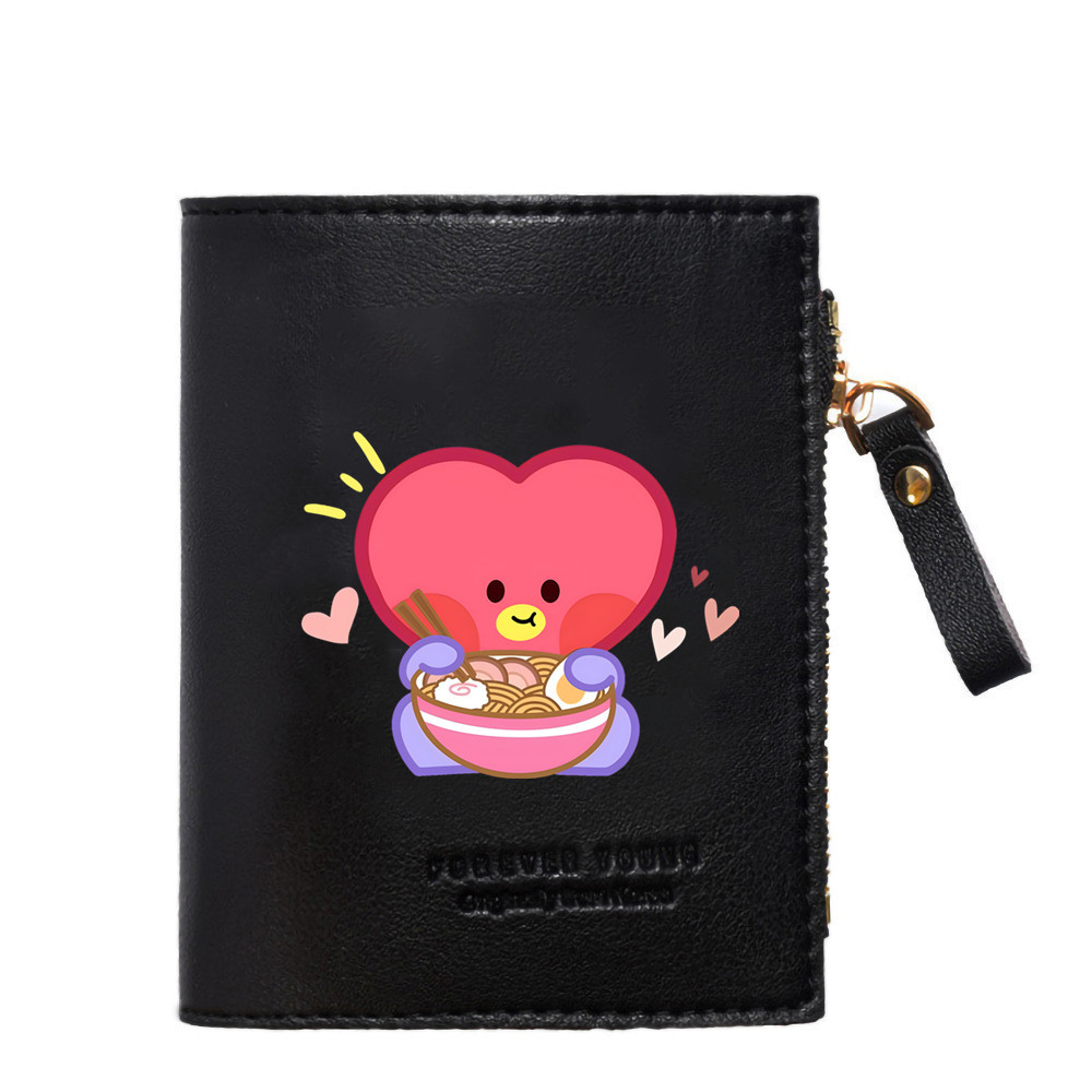 BTS anime wallet