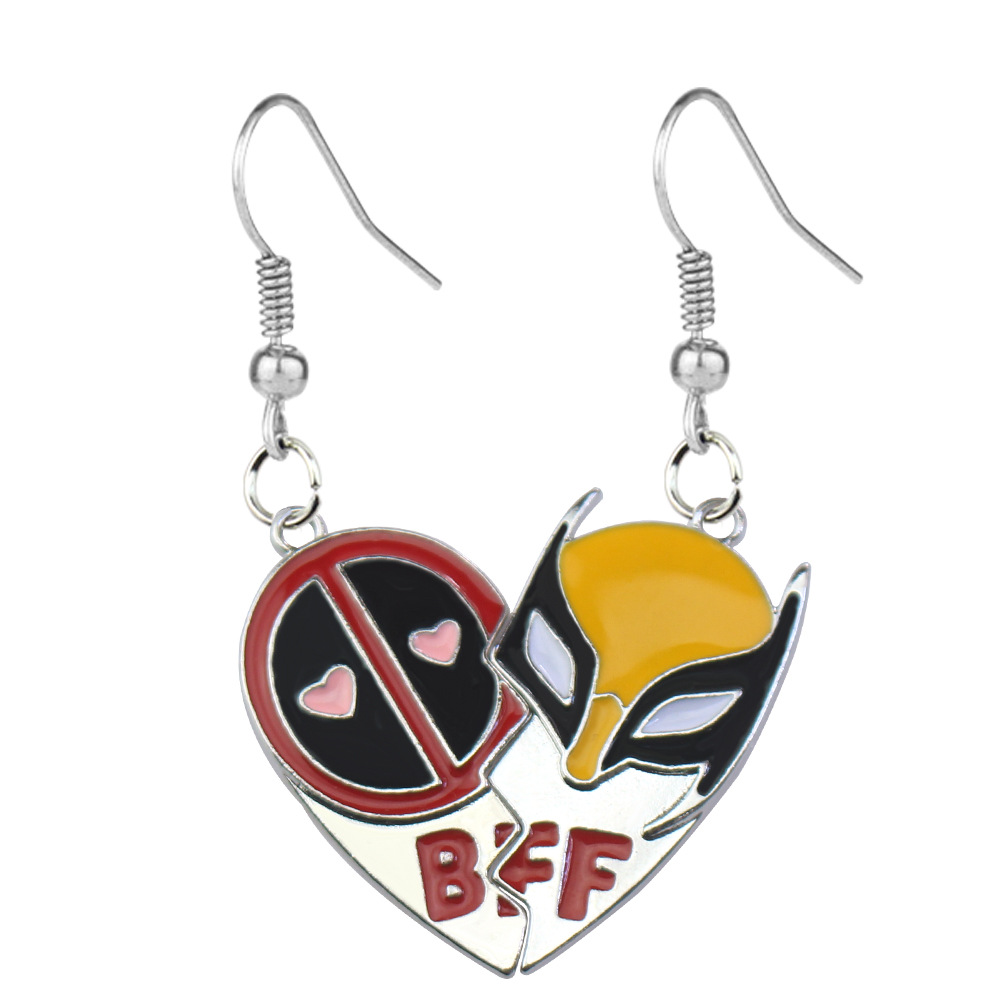 Deadpool anime earring