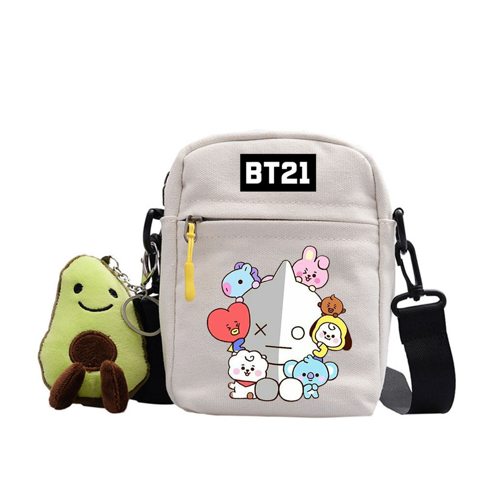 BTS anime bag 18cm*14cm*5cm