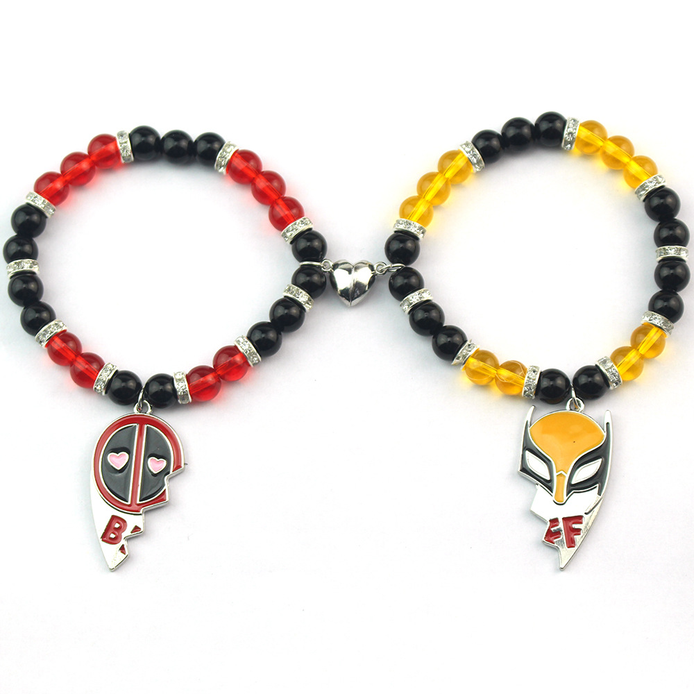 Deadpool anime bracelet