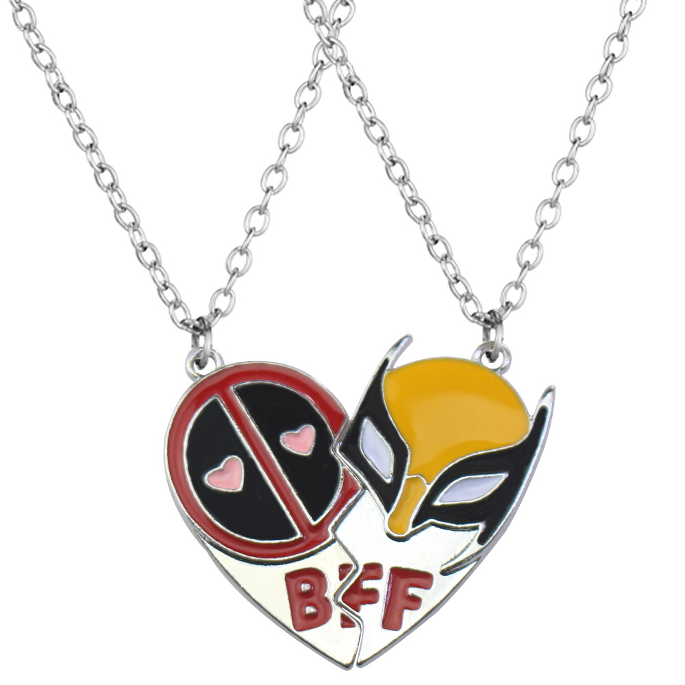 Deadpool anime necklace