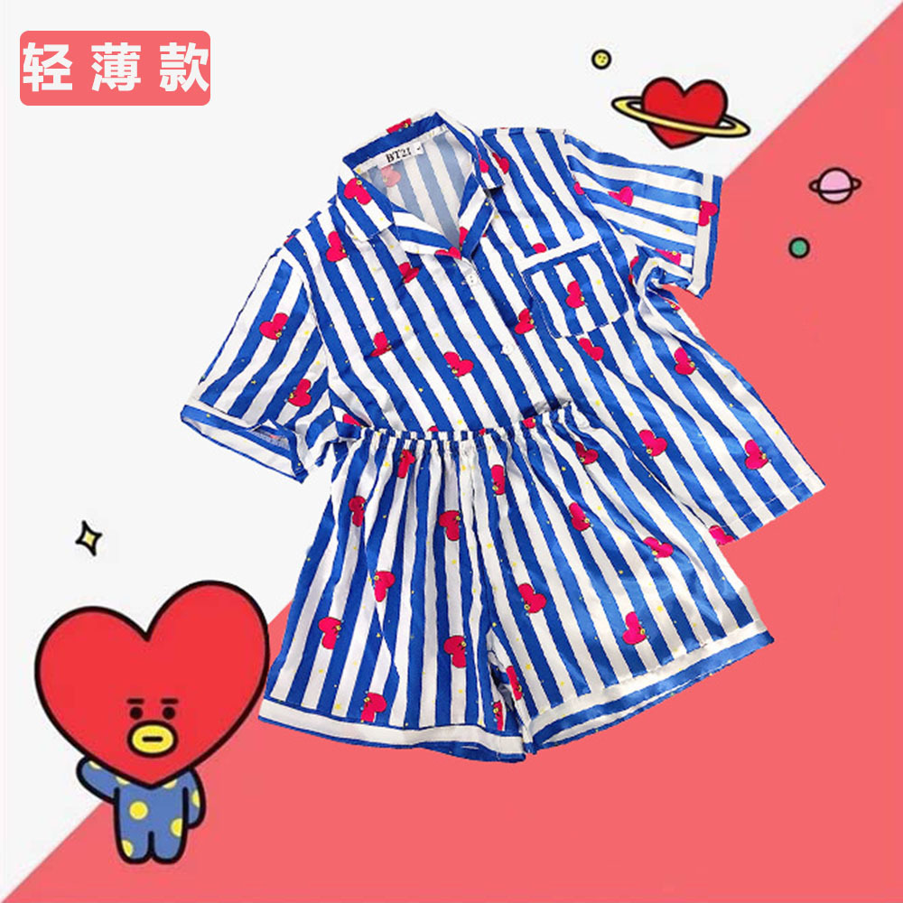 BTS anime pajamas