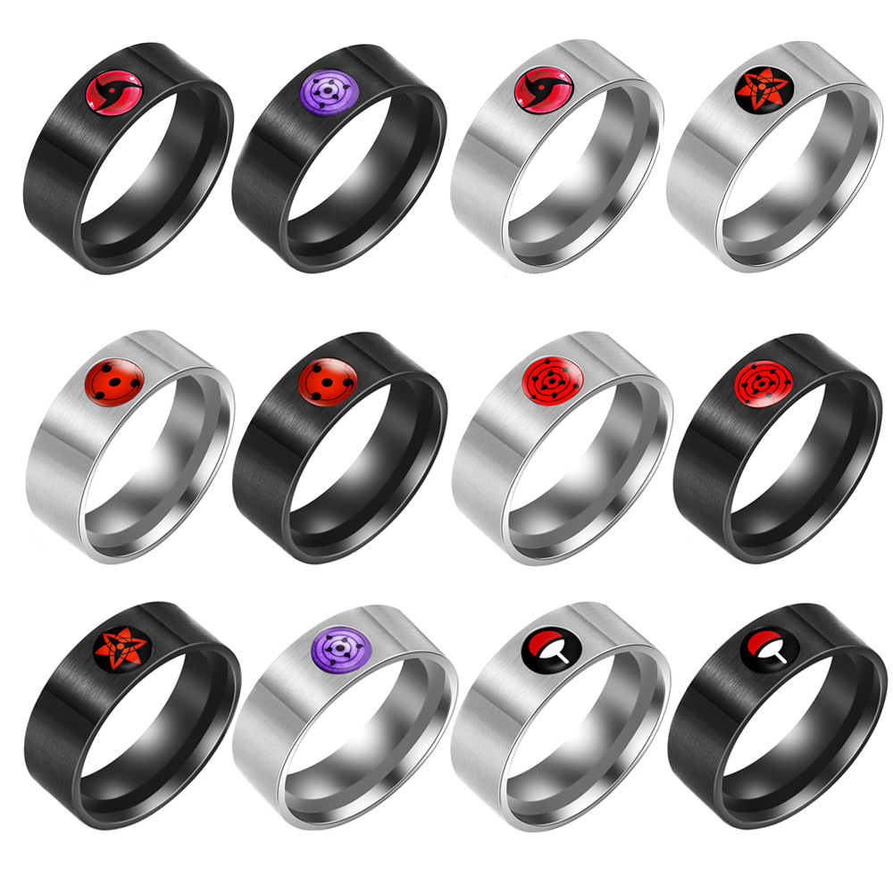 Naruto anime ring size 7-12