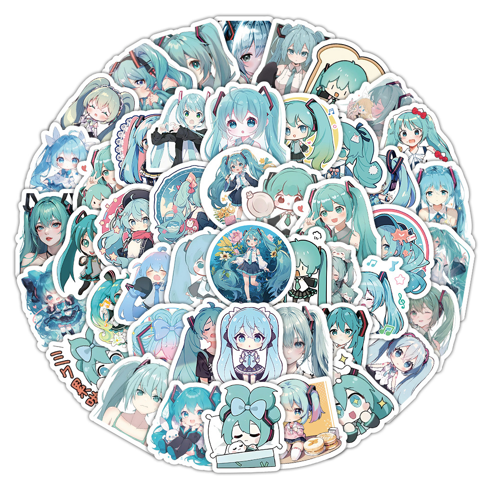 Hatsune Miku anime sticker 100 pcs set