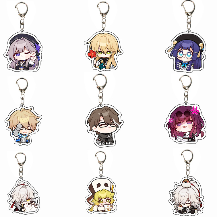 Honkai: Star Rail anime keychain